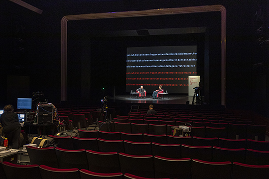 Barbara Blaha im Gespräch mit Peter Huemer, Foto: Christian Fischer