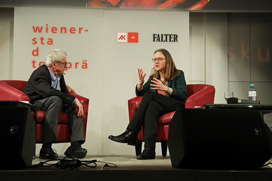 Kerstin Jürgens im Gespräch mit Peter Huemer