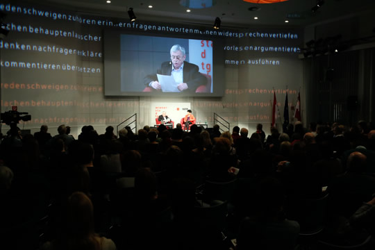 Prof. Helga Nowotny im Gespräch mit Peter Huemer, Foto: Christian Fischer